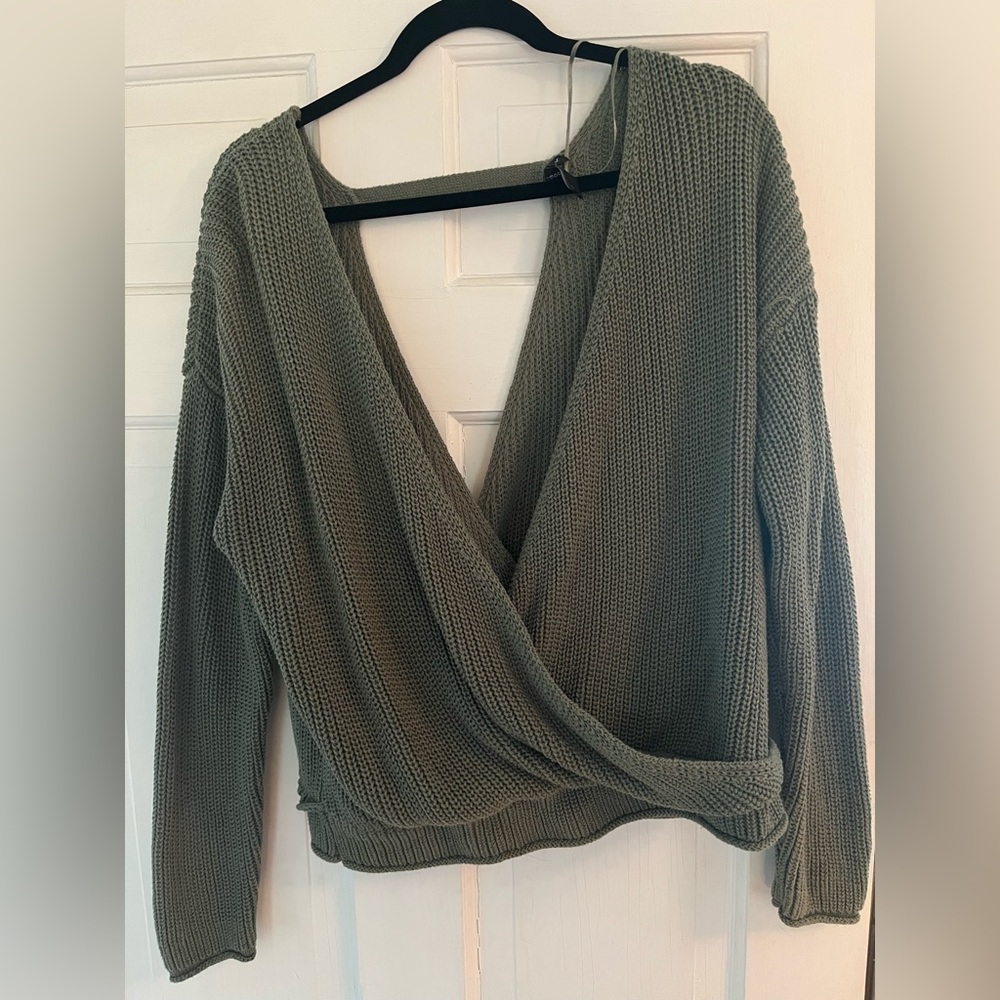 Green sweater
